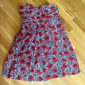 Strapless summer dress